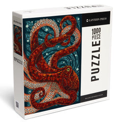 PREORDER 1000 Piece Puzzle Octopus Paper Mosaic