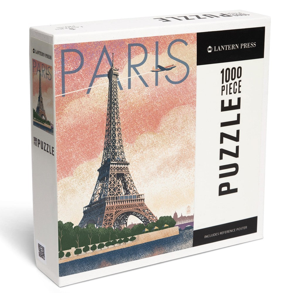 PREORDER 1000 Piece Puzzle Paris France Lithograp