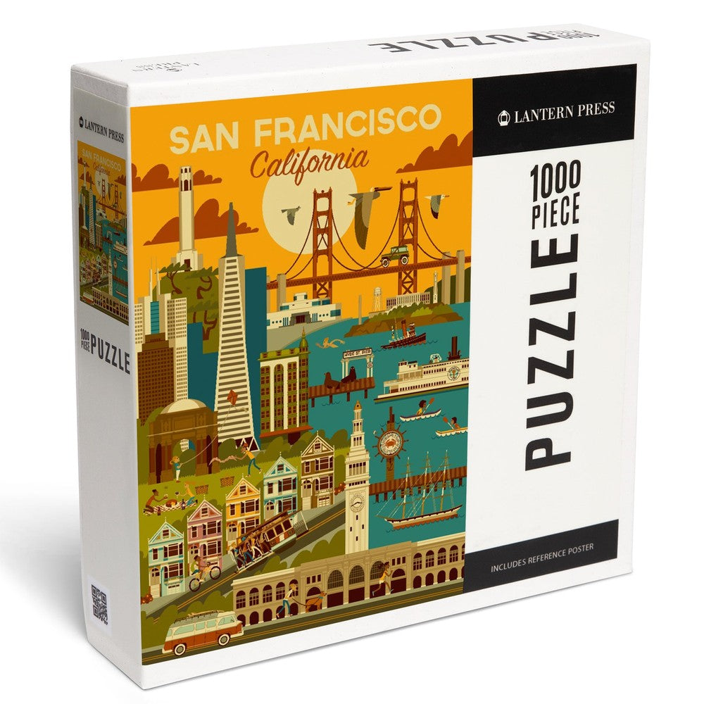 PREORDER 1000 Piece Puzzle San Francisco Californ