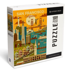 PREORDER 1000 Piece Puzzle San Francisco Californ