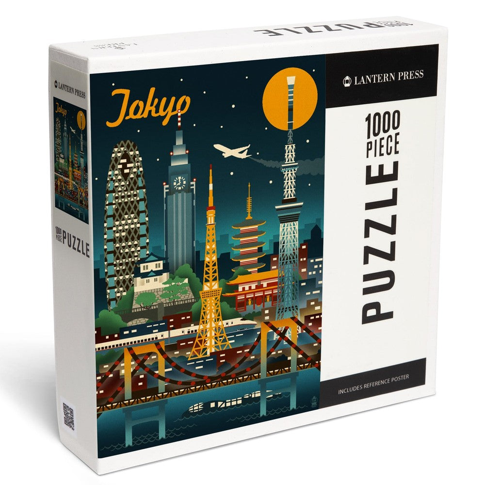 PREORDER 1000 Piece Puzzle Tokyo Japan Retro Skyl