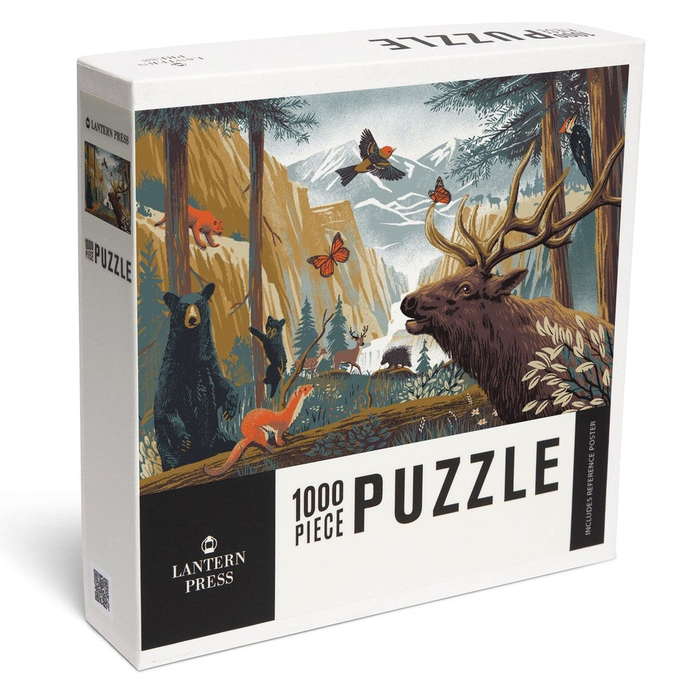 PREORDER 1000 Piece Puzzle Wildlife Utopia Forest