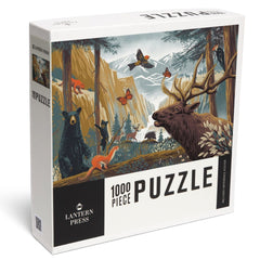 PREORDER 1000 Piece Puzzle Wildlife Utopia Forest