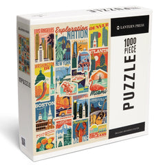 PREORDER 1000 Piece Puzzle Woodblock Cities Colla