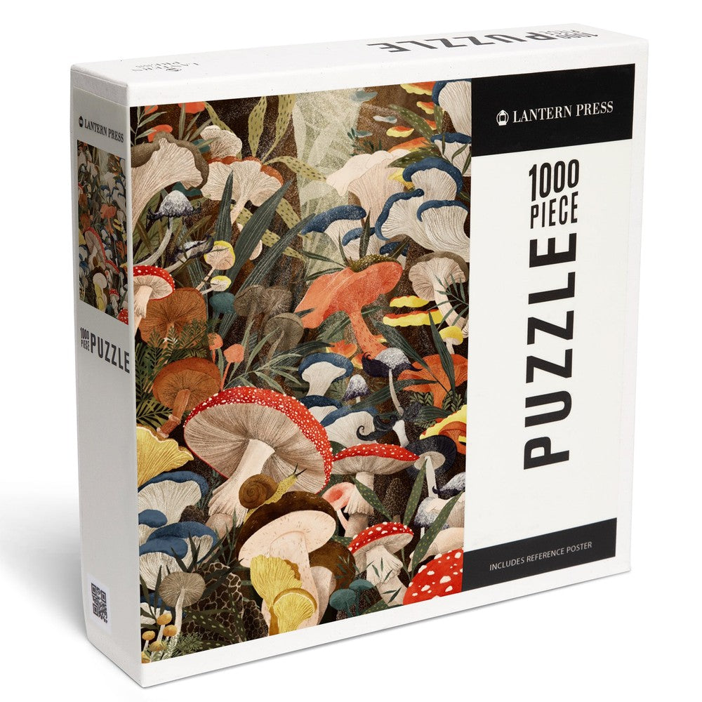 PREORDER 1000 Piece Puzzle Woodland Mushrooms