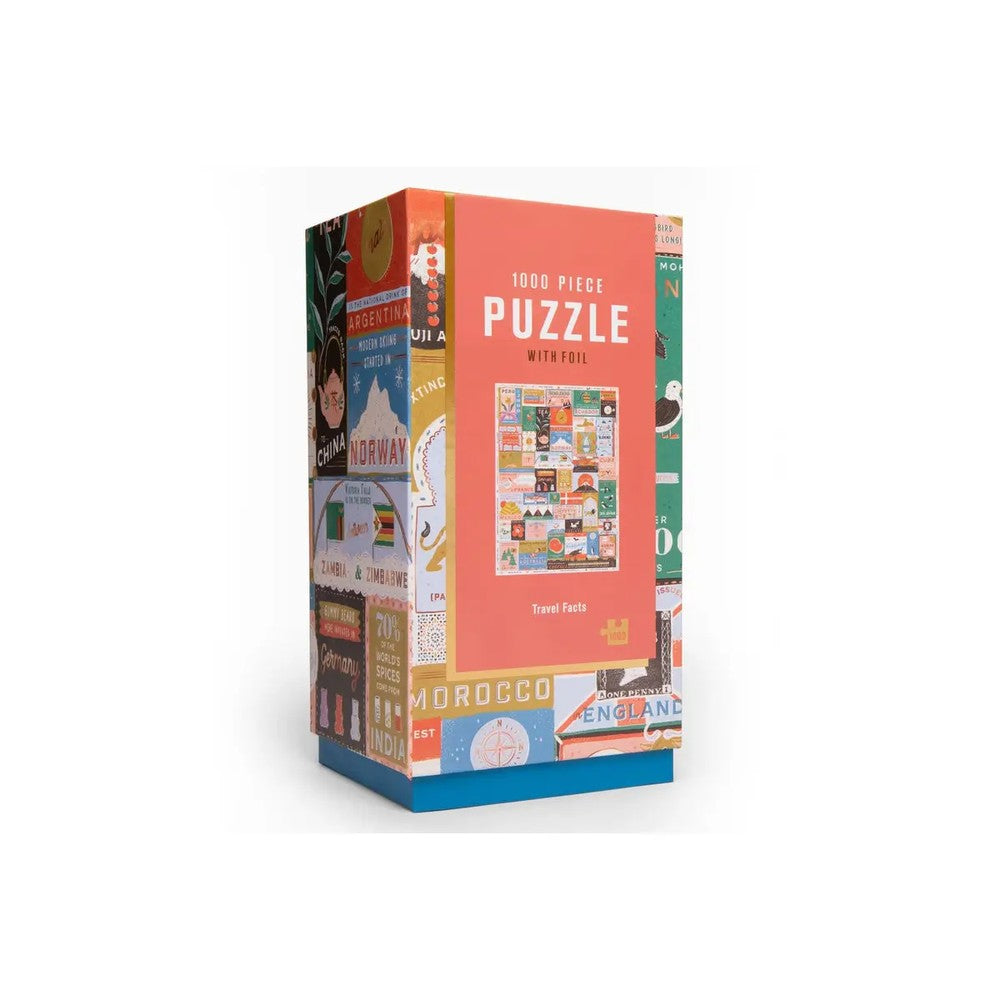 PREORDER Travel Facts 1000 pcs Puzzle