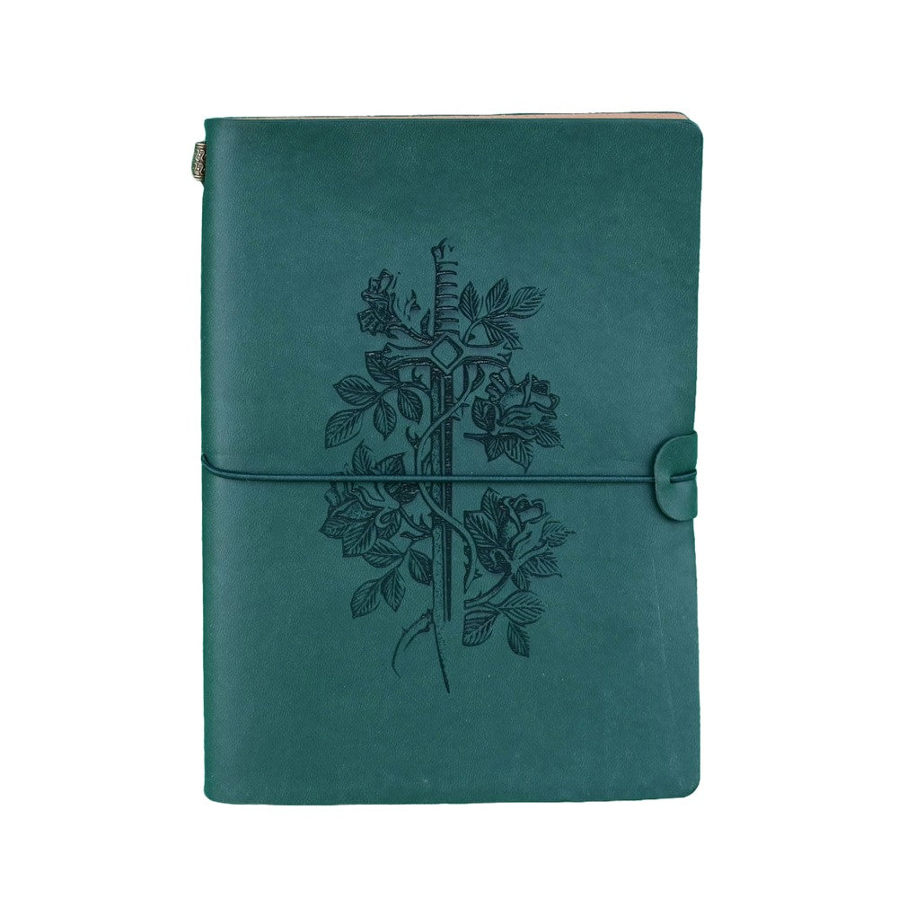 PREORDER Character Journal - Green - Sword and Rose
