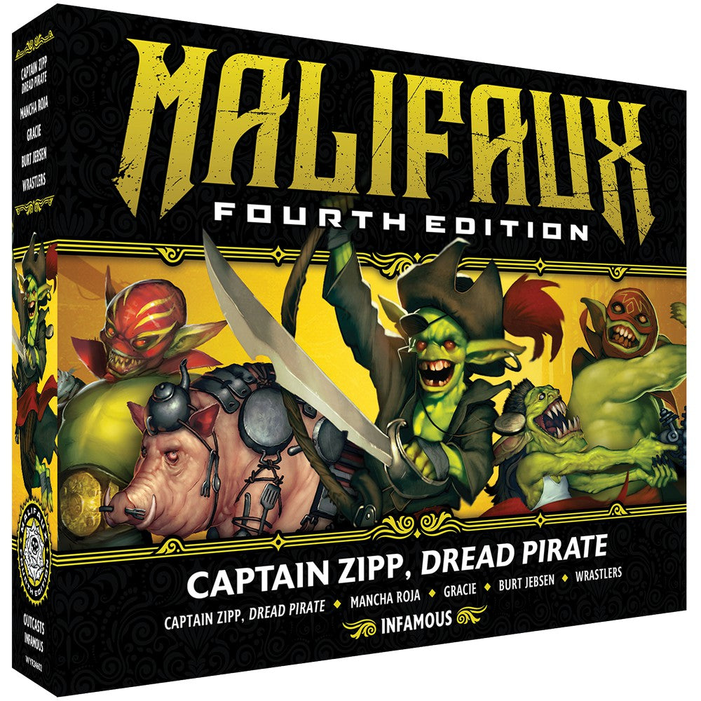 PREORDER Wyrd Games: Malifaux: Outcasts: Captain Zipp - Dread Pirate
