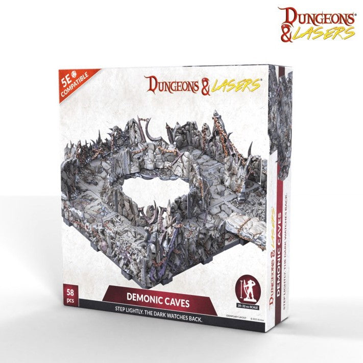 Dungeons & Lasers: Half-Height Walls - Demonic Caves