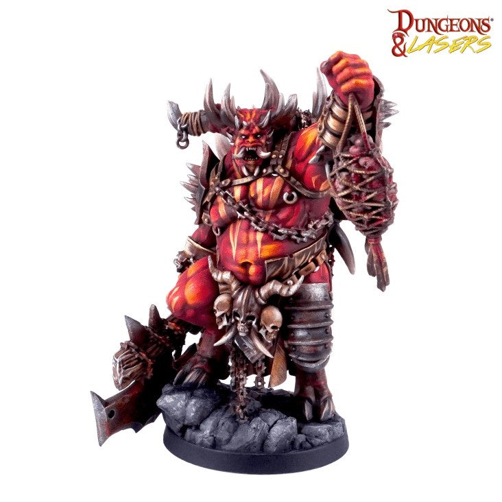 Dungeons & Lasers: Miniatures - Baef The Horned Demon