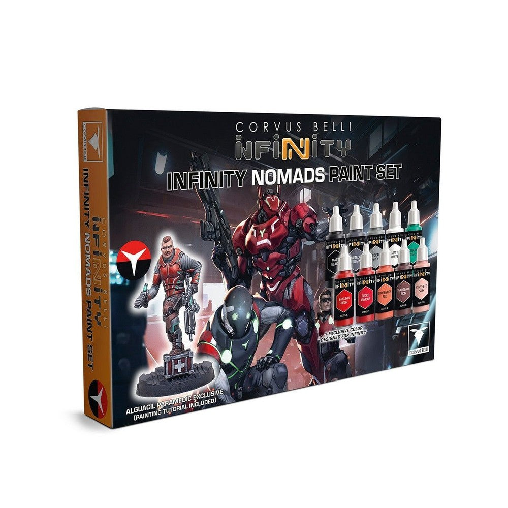 Infinity: Nomads: Infinity Nomads Paint Set Alguacil Paramedic Exclusive