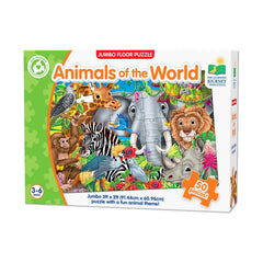 Learning Journey: Jumbo Floor Puzzles - Animals of the World