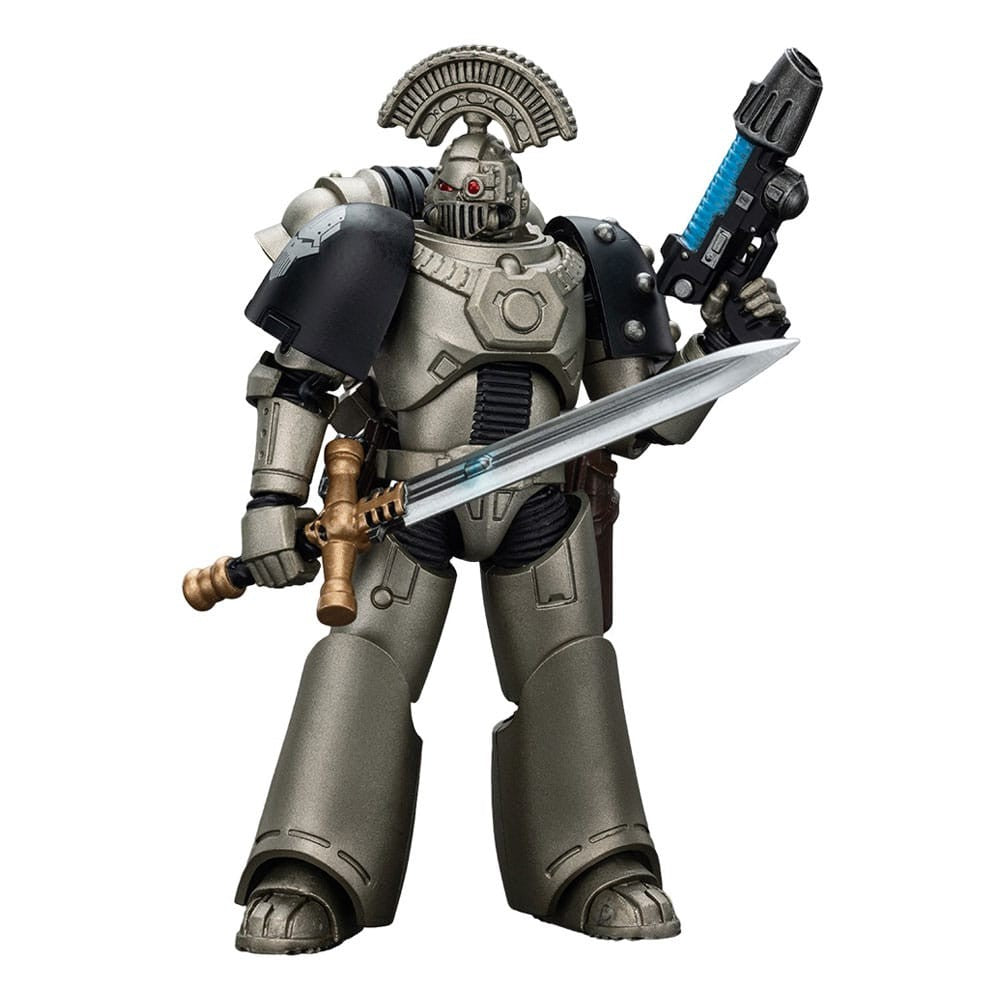 PREORDER Warhammer Collectibles: 1/18 Scale Iron Warriors MKVI Tactical Sergeant with Power Sword
