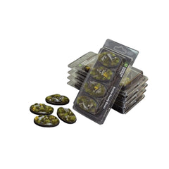 Gamers Grass - Battle Ready Bases - Highland - Oval 60mm (x4)