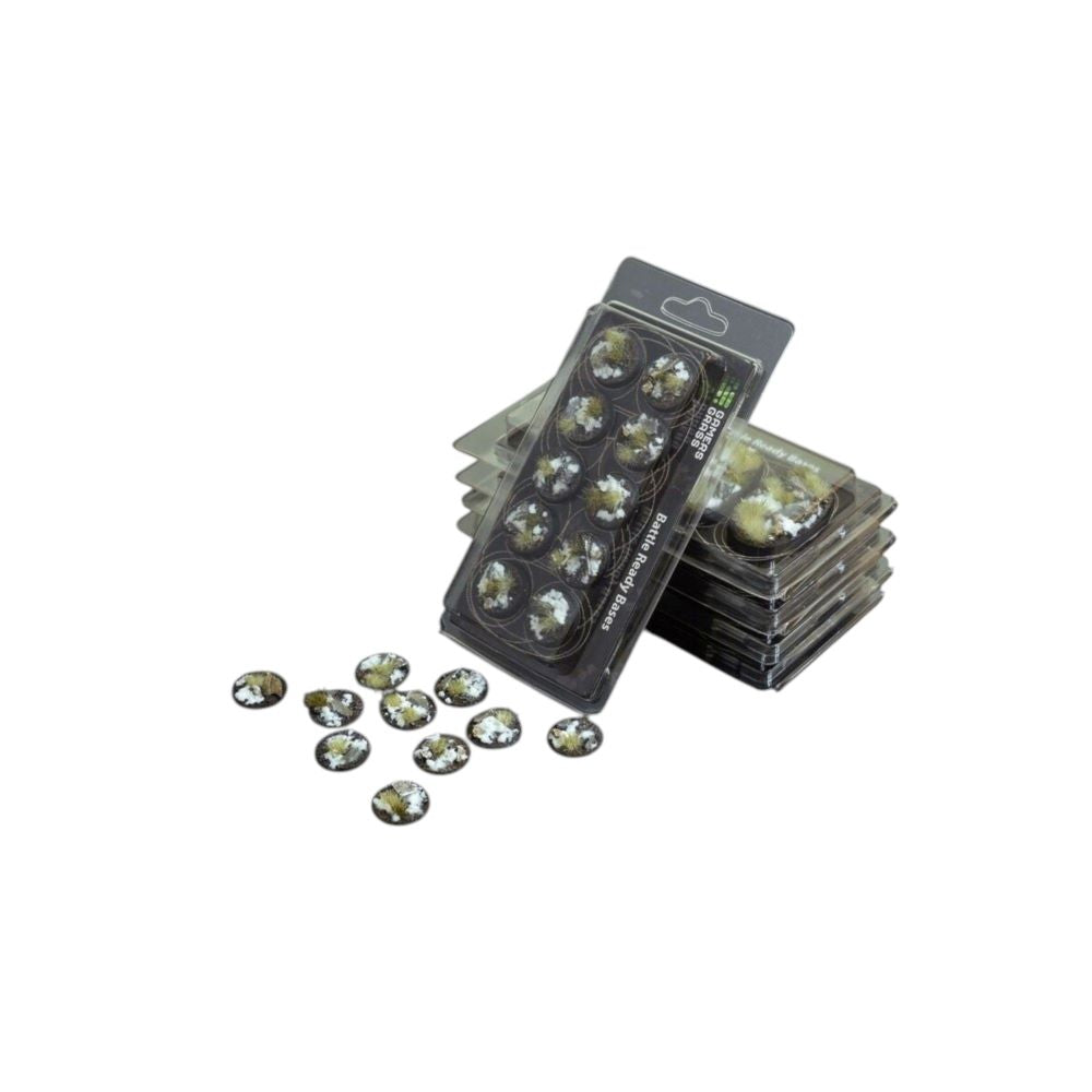 Gamers Grass - Battle Ready Bases - Winter - Round 25mm (x10)