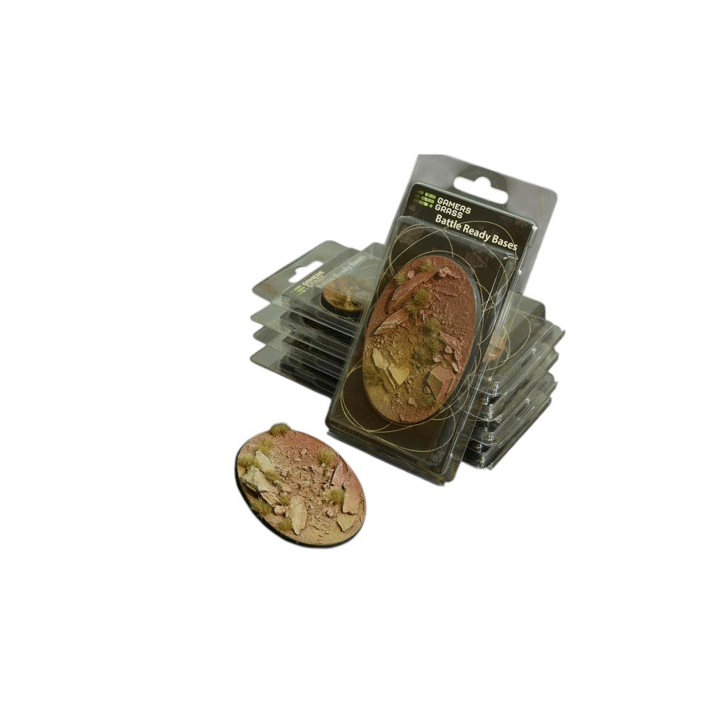 PREORDER Gamers Grass - Battle Ready Bases - Badlands - Oval 105mm (x1)