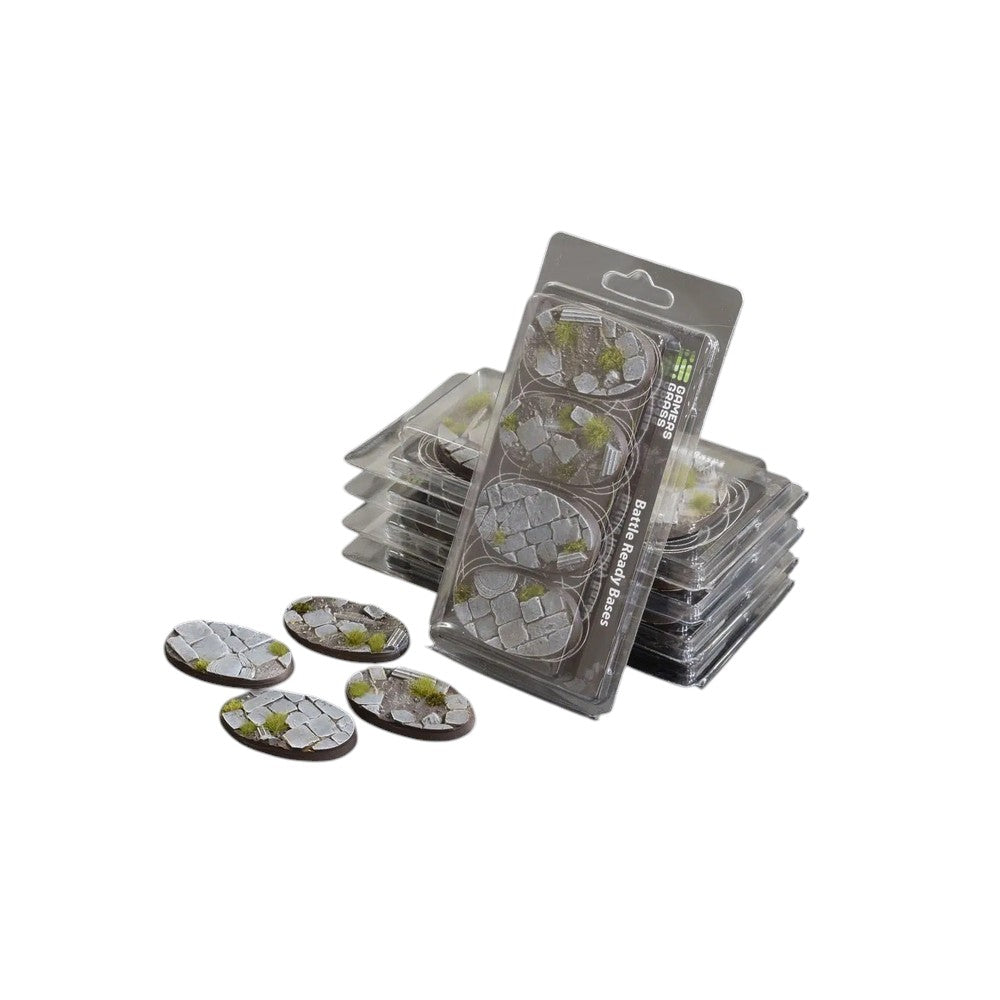 Gamers Grass - Battle Ready Bases - Temple - Oval 60mm (x4)