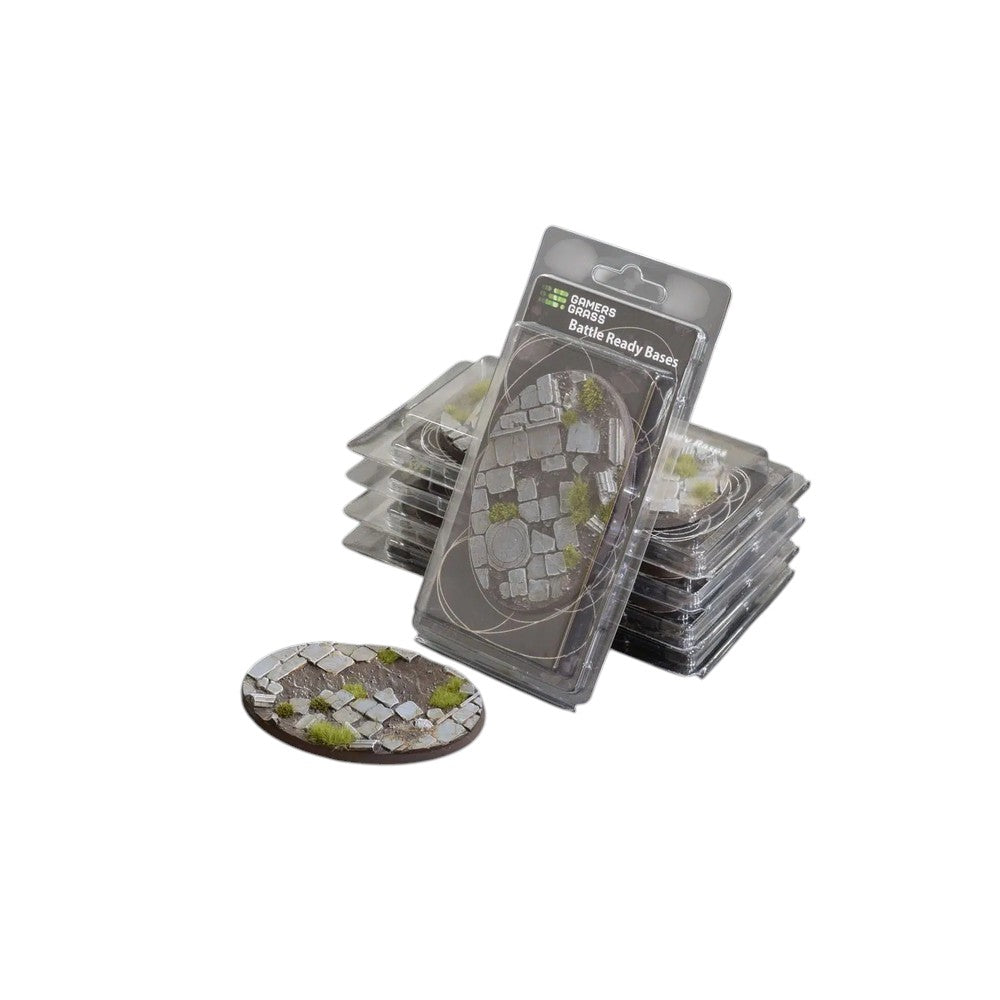 PREORDER Gamers Grass - Battle Ready Bases - Temple - Oval 105mm (x1)