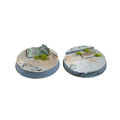 Gamers Grass - Battle Ready Bases - Urban Warfare - Round 32mm (x8)