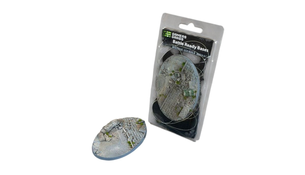 PREORDER Gamers Grass - Battle Ready Bases - Urban Warfare - Oval 105mm (x1)