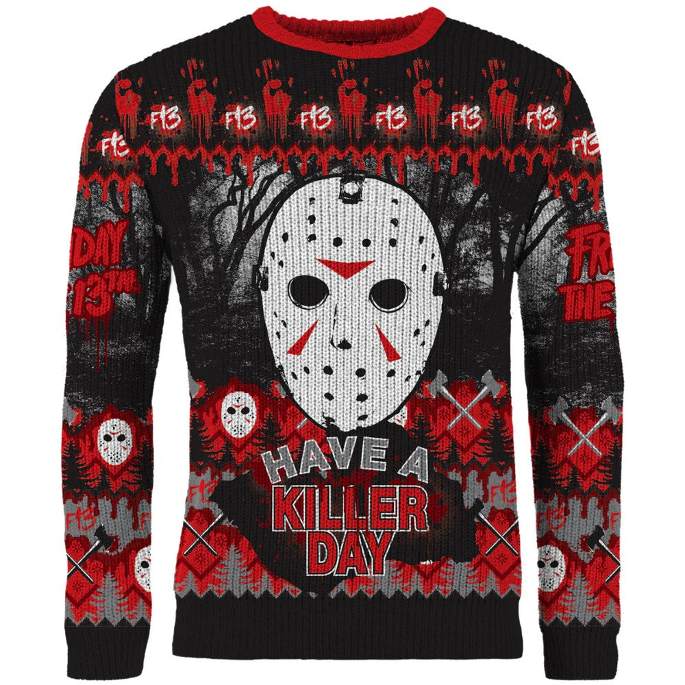 PREORDER Friday the 13th Christmas Jumper (Size: L)