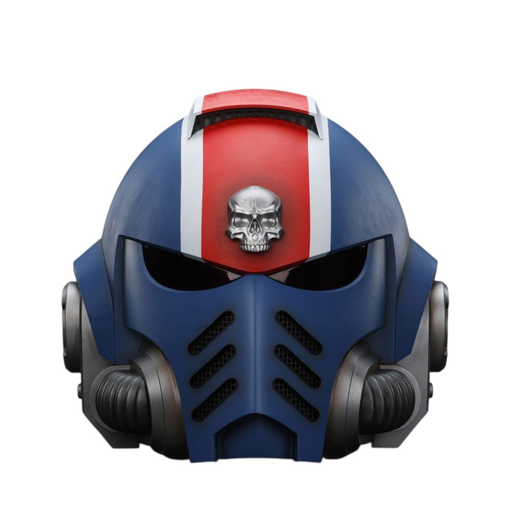 PREORDER U2 Warhammer Collectibles: 1/1 Scale Uitramarines Lieutenant Titus MKX Helmet