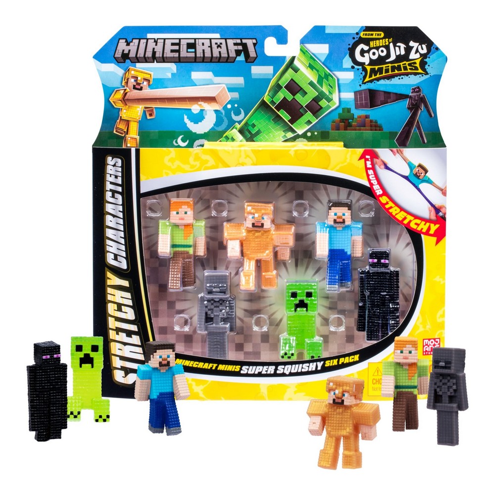 PREORDER Heroes Of Goo Jit Zu Minecraft S3 Minis Mega 6 Pk