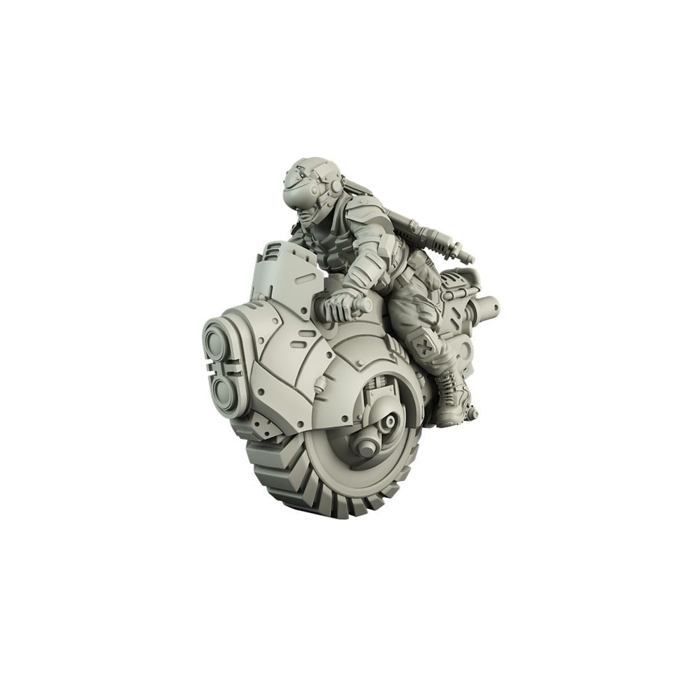 PREORDER MANTIC DIRECT Deadzone -  GCPS Monocycle Rider