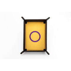 Fanroll: Pride Fold Up Velvet Dice Tray: Intersex