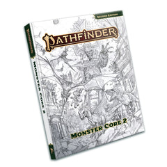 PREORDER U1 Pathfinder 2nd Edition RPG ORC: Monster Core 2 - Sketch Edition
