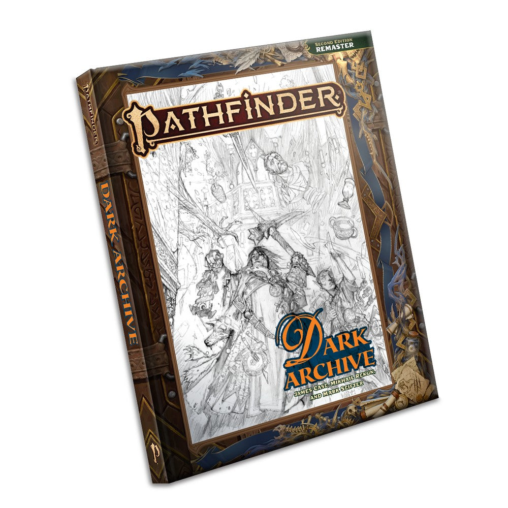 PREORDER U1 Pathfinder 2nd Edition RPG ORC: Dark Archive (Remastered) Sketch Edition