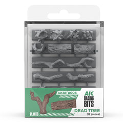 PREORDER AK Interactive - Basing Bits - Dead Tree Basing - 17 Pieces