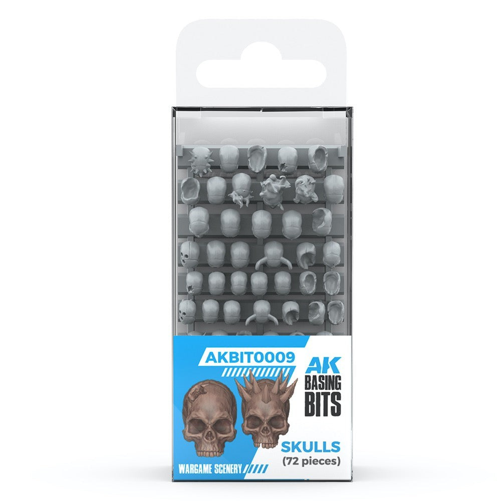 PREORDER AK Interactive - Basing Bits - Skulls - 72 Pieces