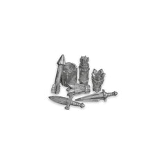 PolyHero Dice - Ranger 8 Dice Set Silverwing