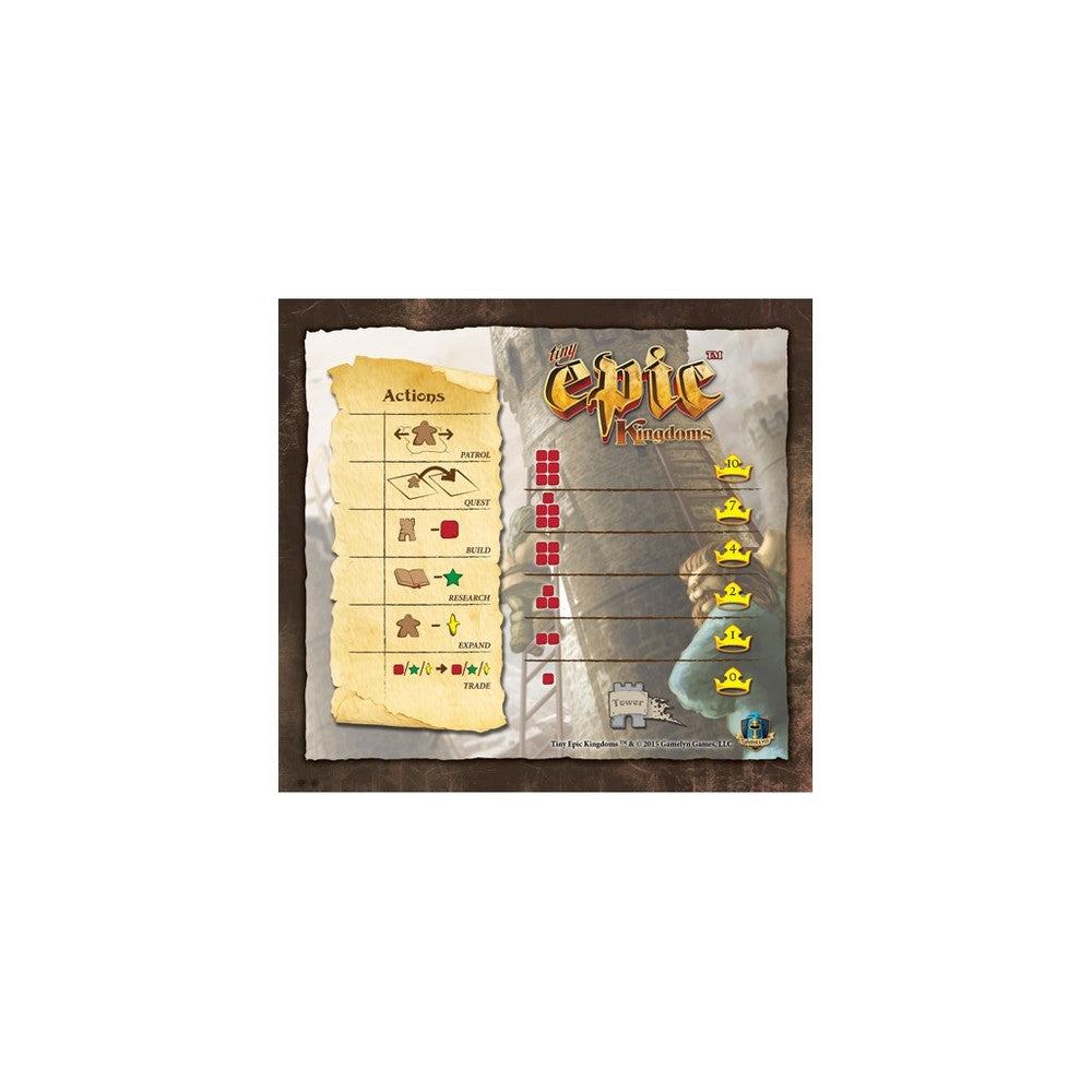 PREORDER Tiny Epic - Kingdoms - Action Mat
