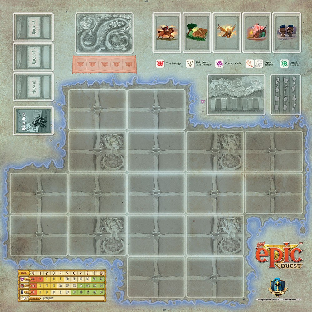 PREORDER Tiny Epic - Quest - Game Mat