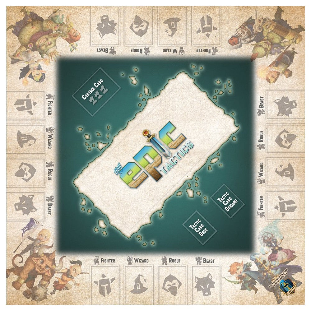 PREORDER Tiny Epic - Tactics - Game Mat