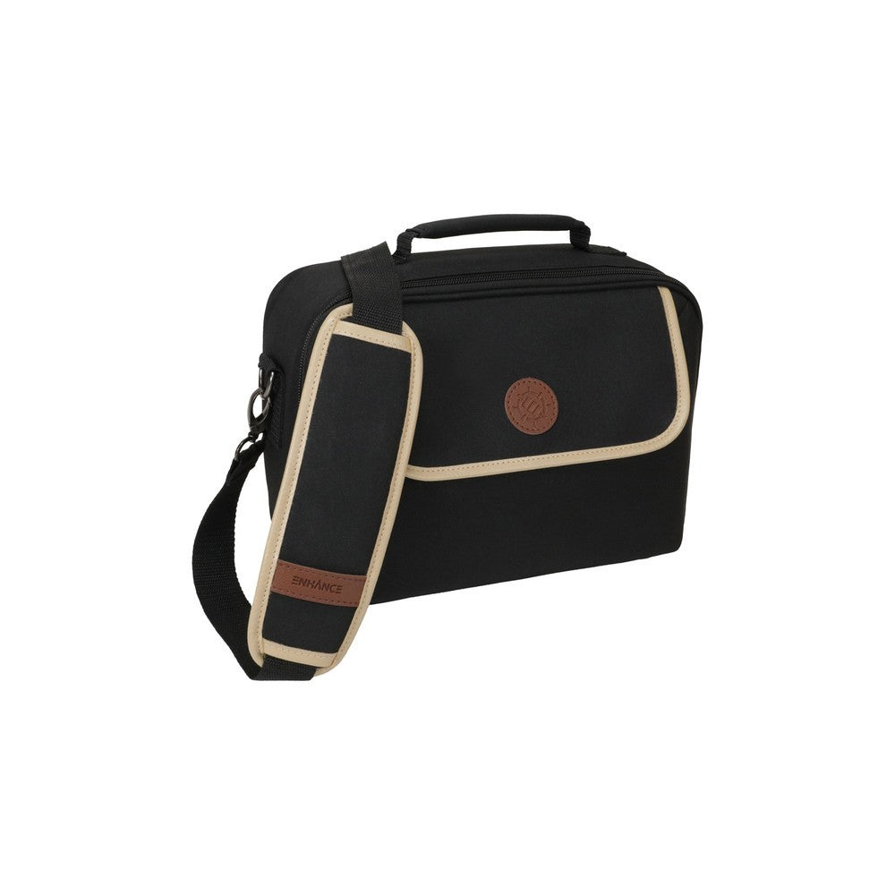 PREORDER ENHANCE Designer Edition Compact Small Trading Card Bag w/ Customizable Interior & Strap - Black
