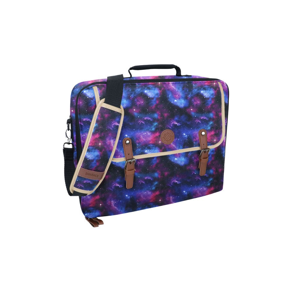 PREORDER ENHANCE Designer Edition TCG Shoulder Bag w/ Customizable Dividers & Accessory Pocket - Galaxy