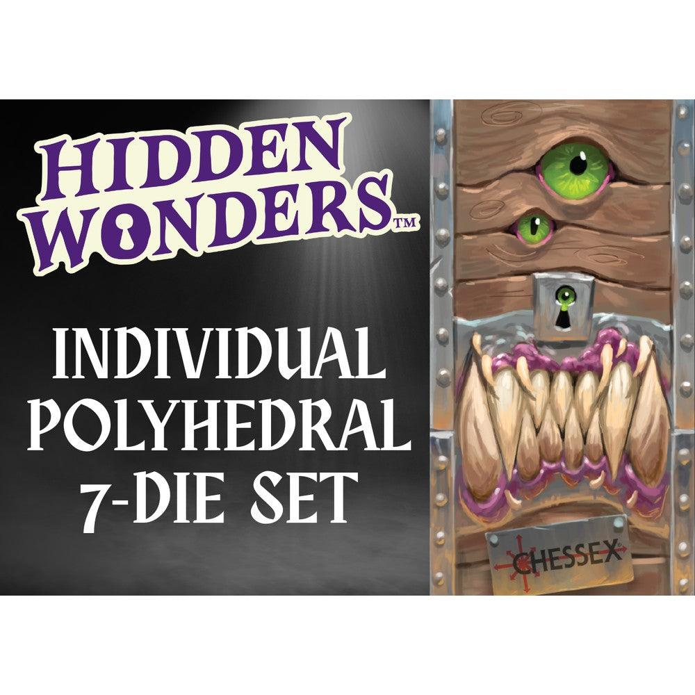 PREORDER CHX 38000 Hidden Wonders Assorted 7-Die Polyhedral Set