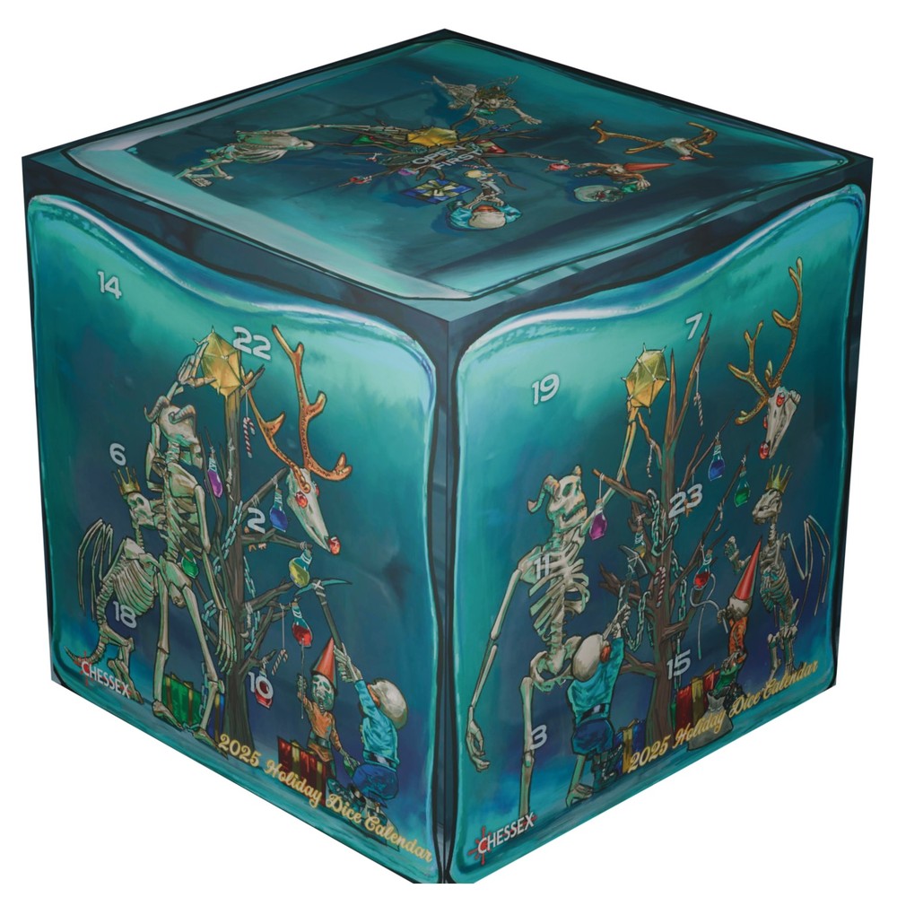 PREORDER CHX 19002 2025 Chessex Holiday Calendar (One cube)