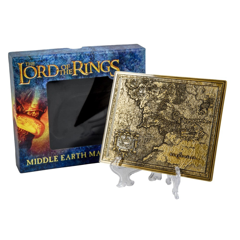 PREORDER Lord of the Rings Middle Earth Metal Map