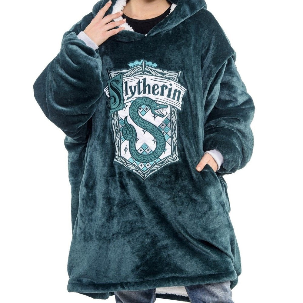 PREORDER Harry Potter: Slytherin Oversized Hoodie Blanket