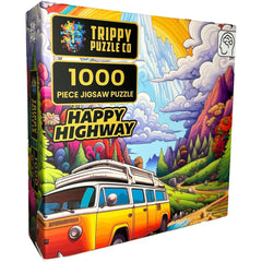 Trippy Puzzles - 1000 Piece Jigsaw Happy Highway