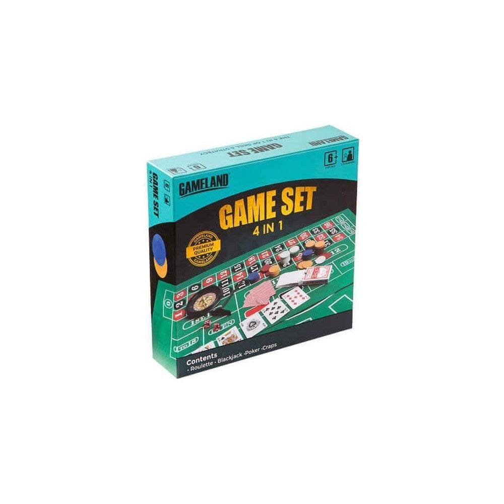PREORDER Gameland 4 In 1 Casino Games