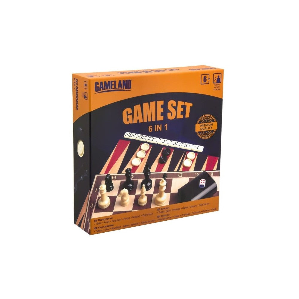 Gameland 6 In 1 Game Set