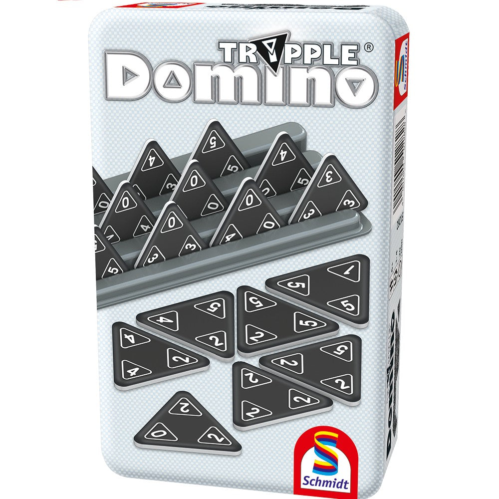 PREORDER Tin Game Triple Dominoes