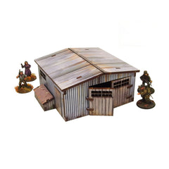 Micro Art Studio - WW2 Normandy Large Tin Shed PREPAINTED [28mm/1:56]
