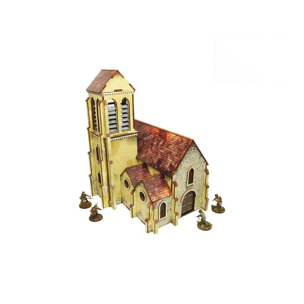 Micro Art Studio - WW2 Normandy Church PREPAINTED [28mm/1:56]