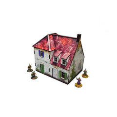 Micro Art Studio - WW2 Normandy Farmhouse PREPAINTED [28mm/1:56]